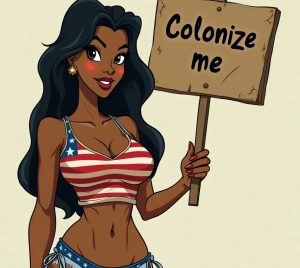 COLONIZE ME! African PORN / White Man Black Woman Porn / Interracial. Bleached.